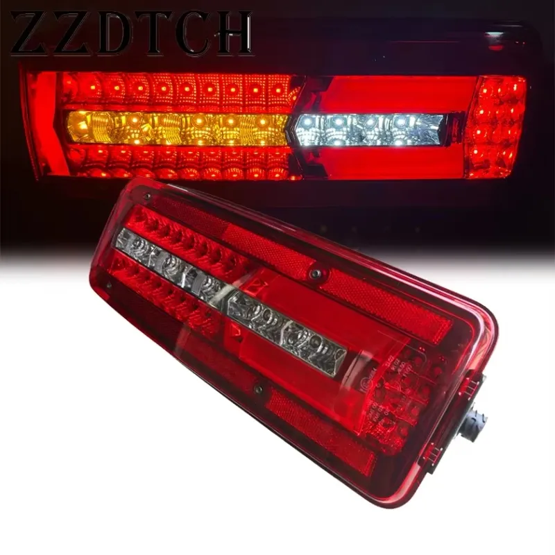 LED ляв стоп 24V с 7 функции подходящи за Ремарке Караванa Бус Тир Камион Man Ман - 0