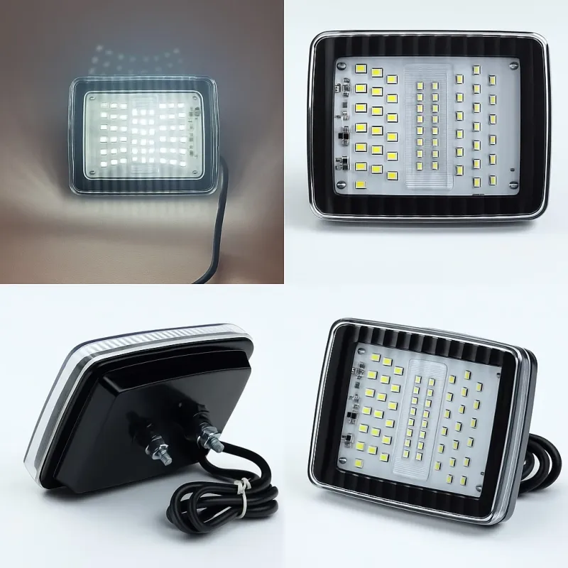 LED бяла задна светлина – габарит с 70 LED диода, 12–24V - 0