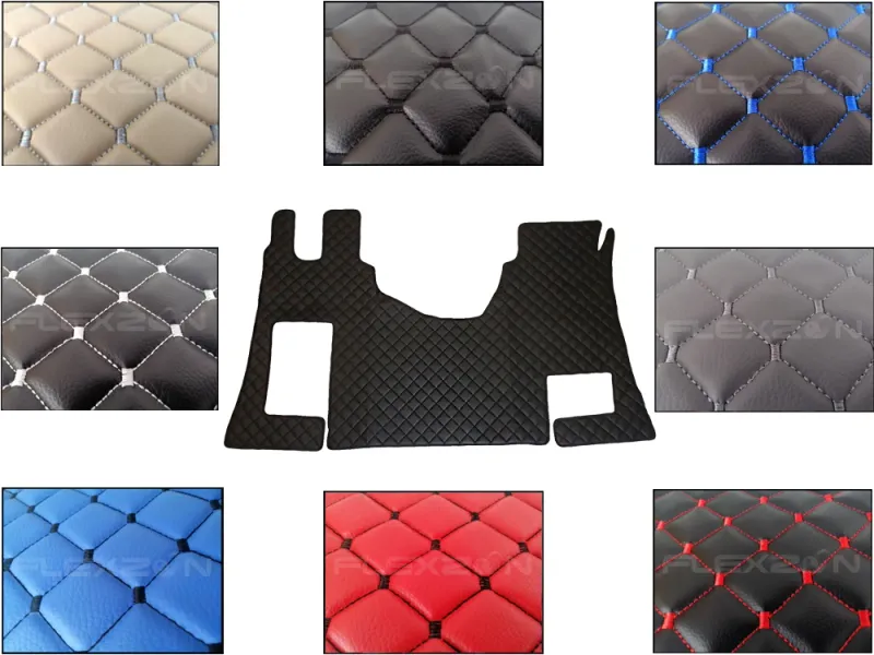 Кожени Стелки За Мерцедес Актрос МП4 Mercedes Actros MP4 , Автоматик, Под на Две Нива, Еко Кожа, Лукс Качество, Различни Цветове - 0