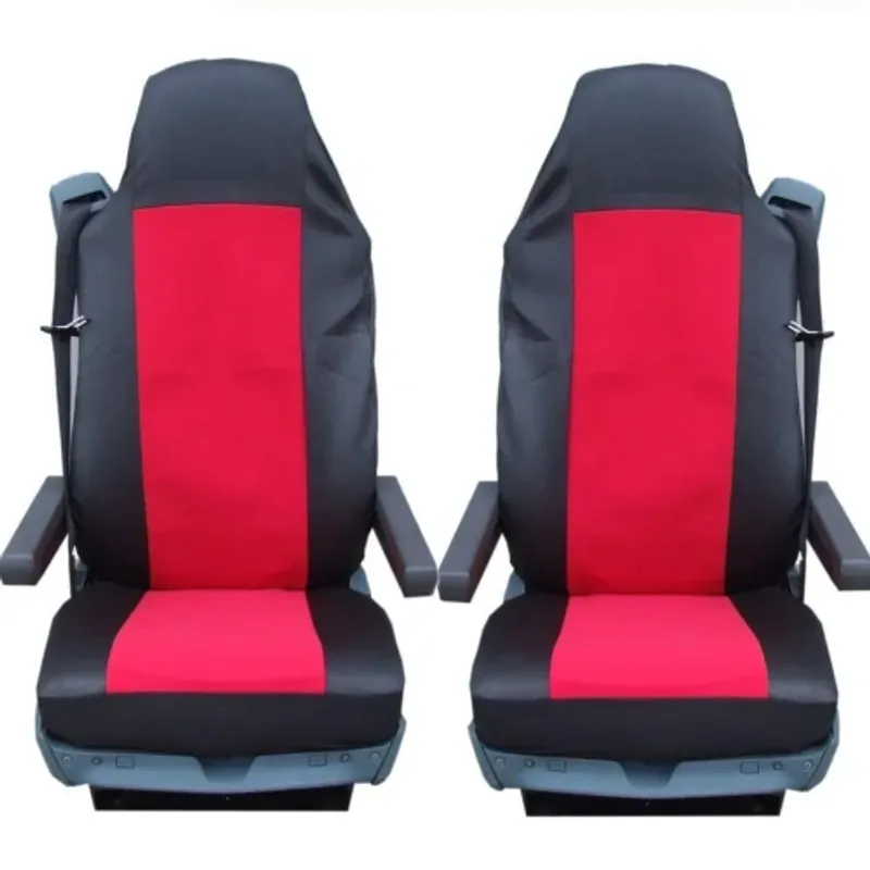 Калъф/тапицерия за седалки за MERCEDES AXOR, ATEGO, ACTROS, Червени - 0