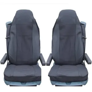 Калъф/тапицерия за седалки Flexzon за VOLVO FL,FE,FM16,FH16,FH12, Черни