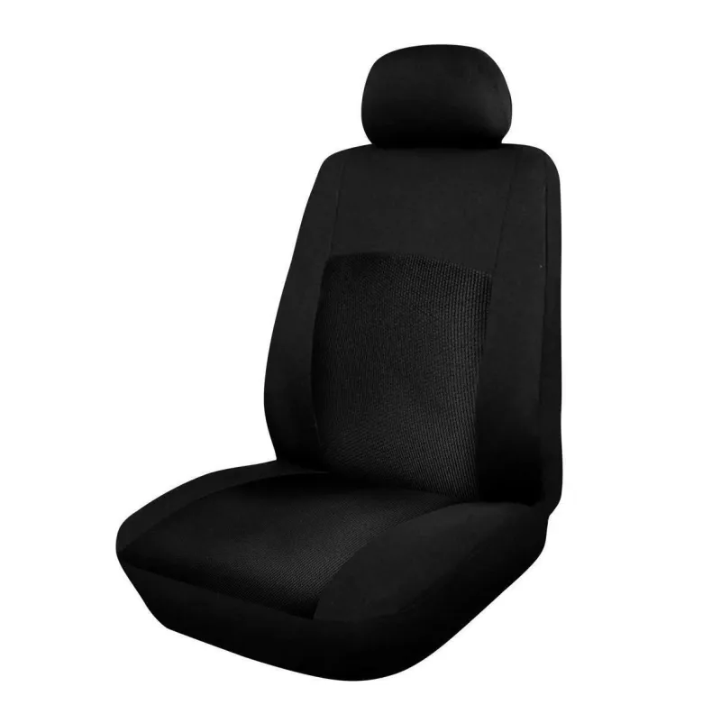 Пълен комплект авто тапицерия, калъфи за седалки за Dacia Logan I 2004-2012, Дачиа Дачия Логан II 2012+ черни - 0
