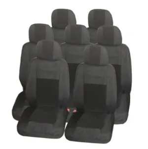 Калъфи тапицерия за VW Touran, Sharan, Ford Galaxy, Citroen C8, Peugeot 307SW, Citroen C4 Grand Picasso, Peugeot 806, 807, Lancia Phedra - Черни
