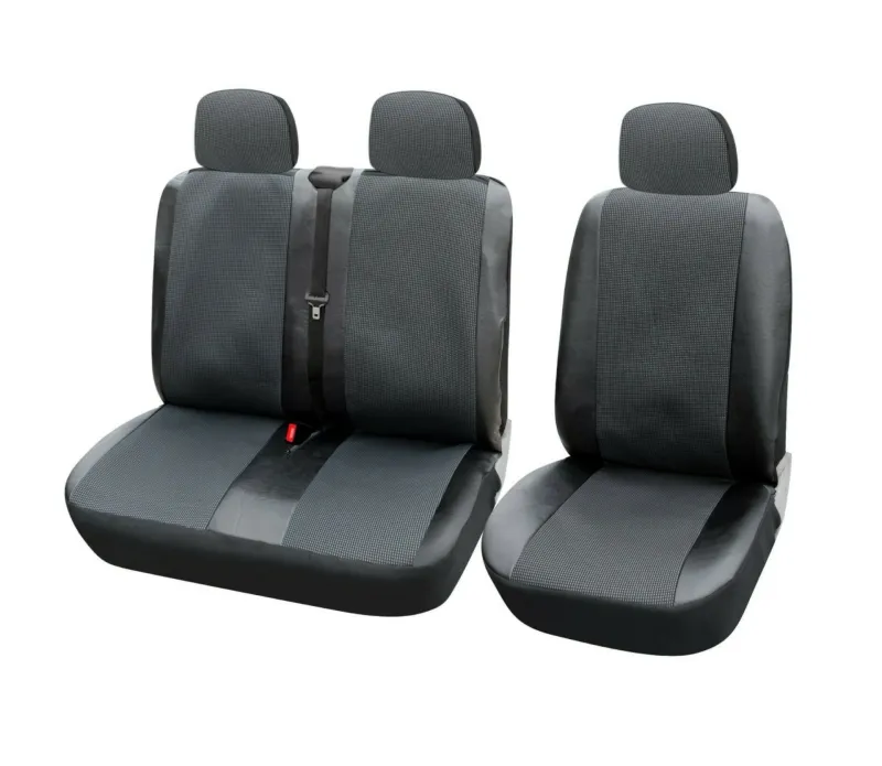 2+1 Комплект Лукс Универсални Калъфи , Тапицерия За Предни Седалки PREMIUM За Transit, Sprinter, Movano, Master, Crafter, Transporter, LT, Boxer, Jumper - 0