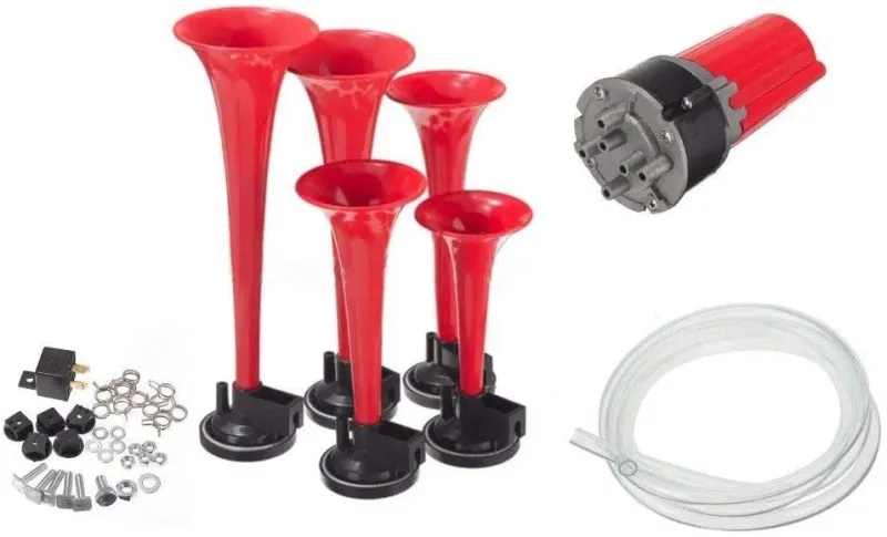 Универсална тромба клаксон с компресор мелодия Dukes of Hazard 12V - 0