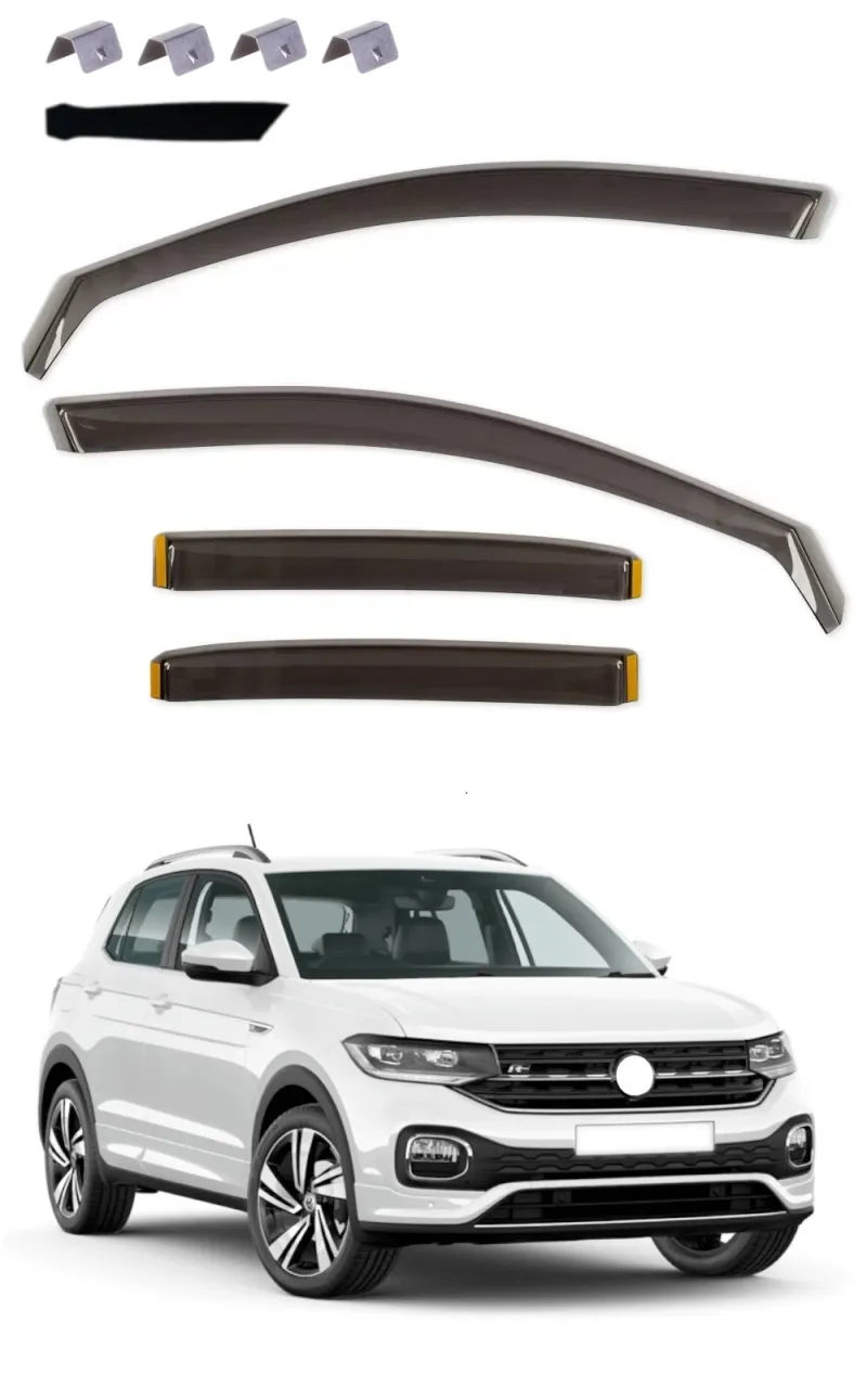 Комплект от 4бр. ветробрани за VW T-CROSS 5D 2019+ - 0