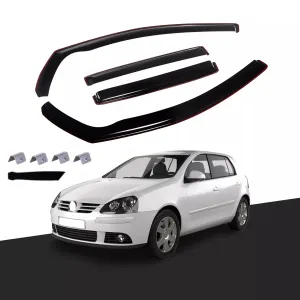 Комплект от 4бр. ветробрани за VW GOLF 5 5 врати Хечбек HTB 2003 - 2008