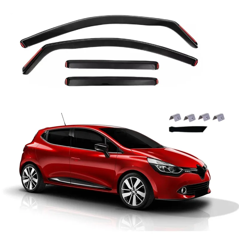 Комплект от 4бр. ветробрани за Renault Clio 4 Хечбек 5 врати 2012-2019 - 0