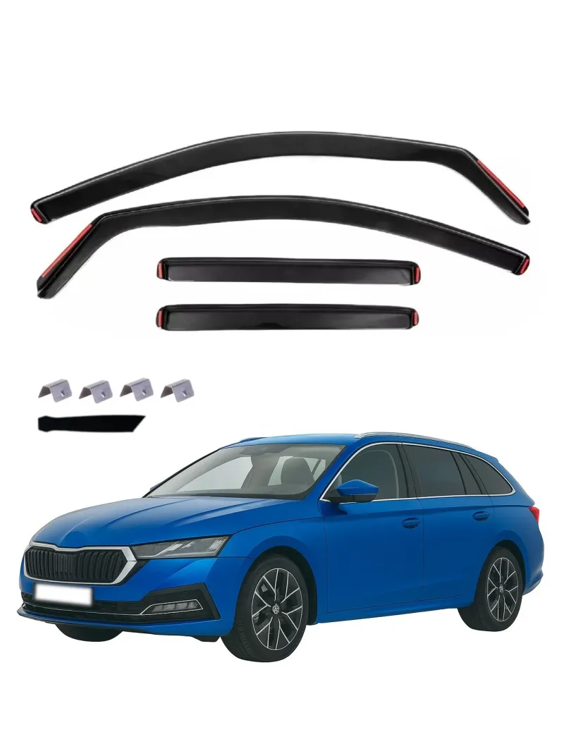 Комплект от 4бр. ветробрани за SKODA OCTAVIA - комби - 2024+ - 0