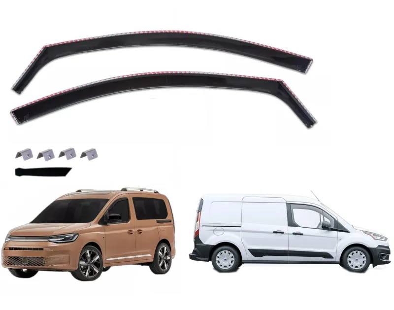 Комплект от 2бр. ветробрани за VW Caddy (5-Gen) / Ford Transit Connect (2-Gen) - 2020+ - 0